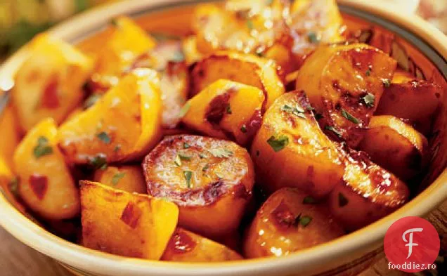 Cartofi dulci glazurați cu Chili