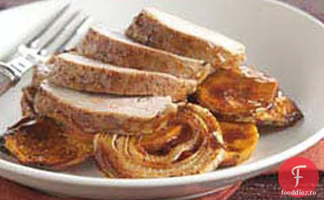 Maple Pork ' n cartofi dulci
