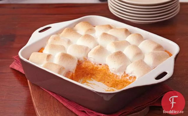 Cartof dulce la cuptor cu Marshmallows