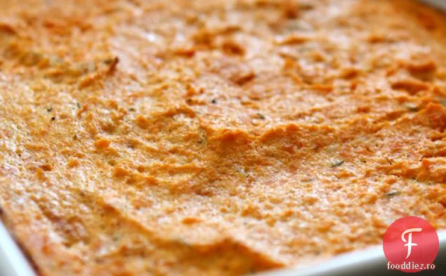 Souffl De Cartofi Dulci Cu Rozmarin Și Usturoi Prăjit