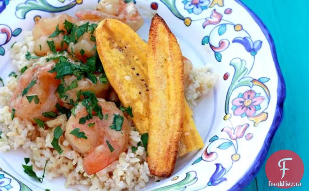 Chevrettes la Vanille et Coco (creveți tahitieni în nucă de cocos-van