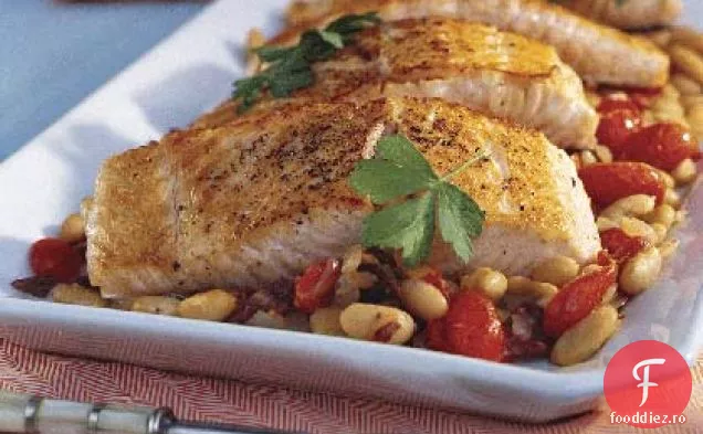 Somon Mediteranean Cu Fasole Albă