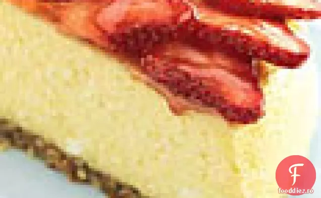 Cheesecake Cu Căpșuni Și Nucă De Cocos