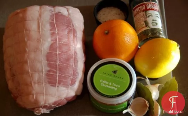 Picior De Porc Fiert Lent Cu Condimente De Citrice Și Fajita