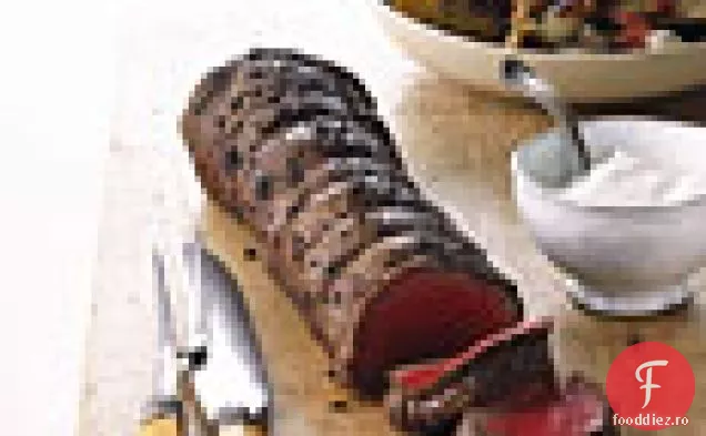 Filet De Vită La Grătar Cu Pachete De Hobo De Cartofi