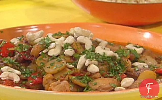 Pui de caju Chipotle cu orez brun