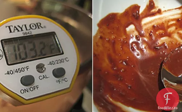 Ciocolată Caldă Crudă Cu Smântână Și Fudge Fierbinte