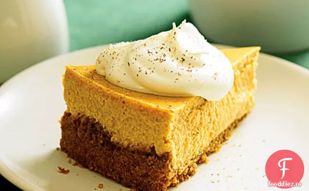 Cheesecake prăjit cu cartofi dulci cu cremă de arțar