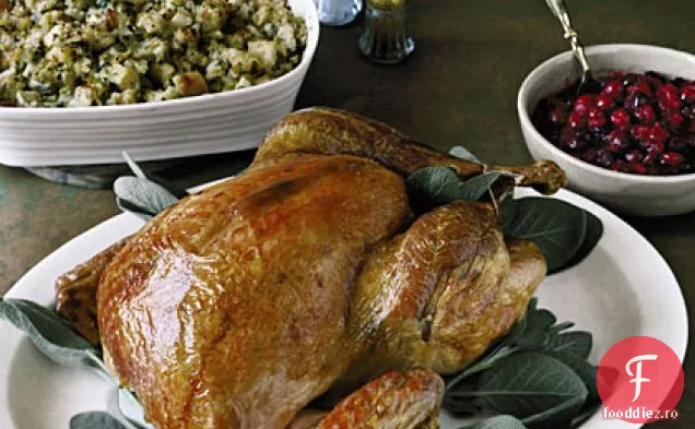 Curcan prăjit cu salvie