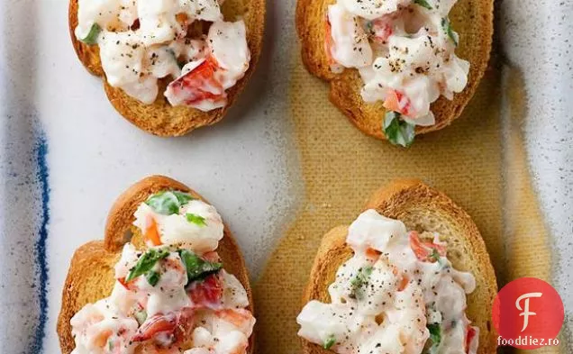 Crostini De Creveți Și Tarhon