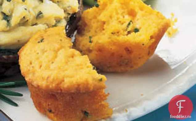 Brioșe de arpagic-porumb