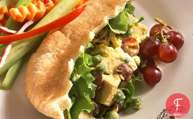Pitas De Pui Curry