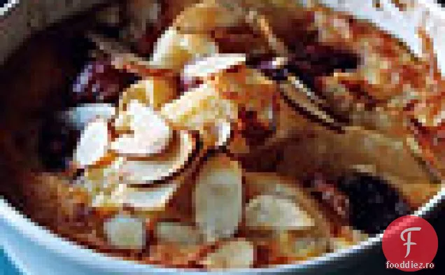 Gratine de fructe și migdale