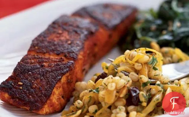 Fileuri De Somon Cu Praf De Chimen