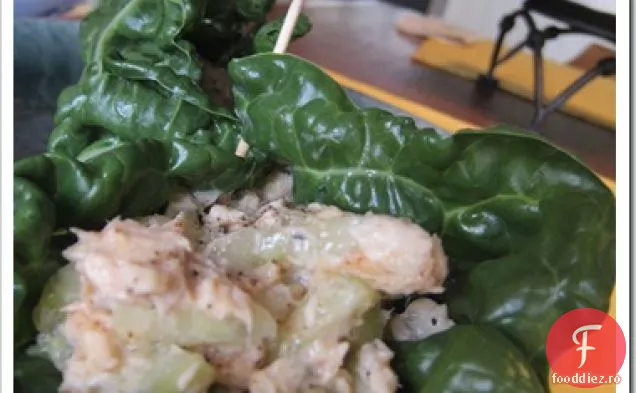 Chard Elvețian + Înveliș De Somon De Castraveți