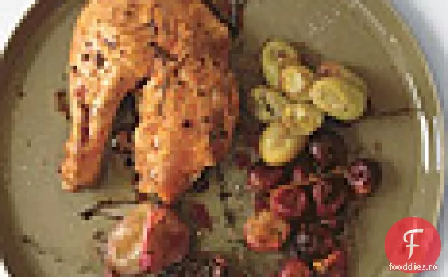 Pui cu struguri prăjiți și șobolani