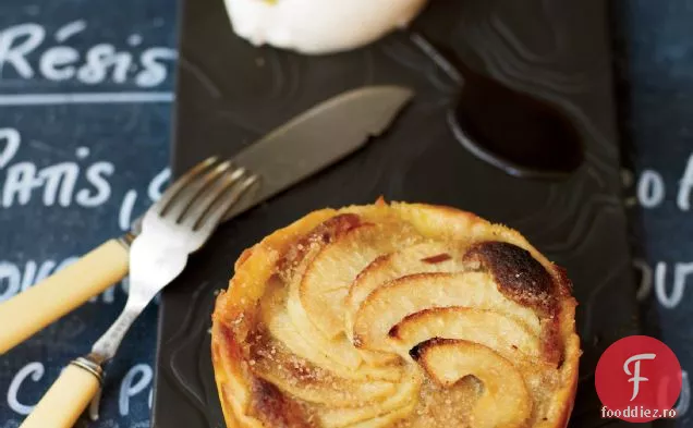 Tarta de mere cu crema de migdale