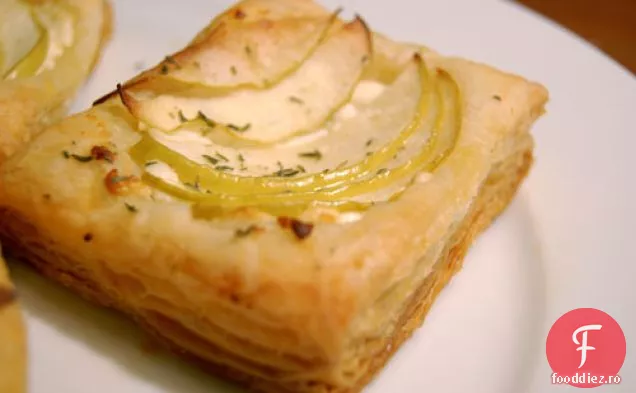 Tartă Cu Brânză De Capră Și Mere