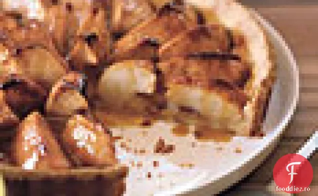 Tarta de mere cu sos de Caramel