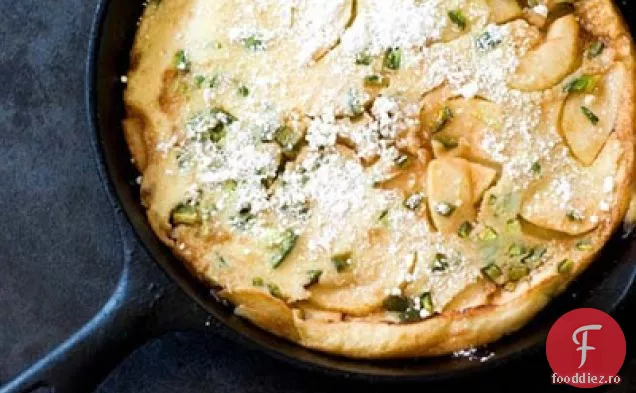 Apple Dutch Baby Cu Ardei Iute Verzi