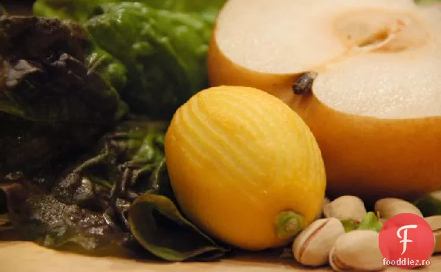 Salată Asiatică Și Fistic Cu Rețetă De Vinaigretă De Mere