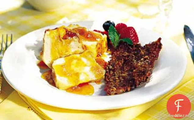 Pâine Prăjită Franceză Umplută Cu Caise