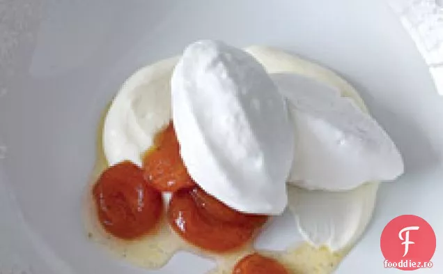 Insule Plutitoare Cu Cremă De Ricotta Și Caise Braconate