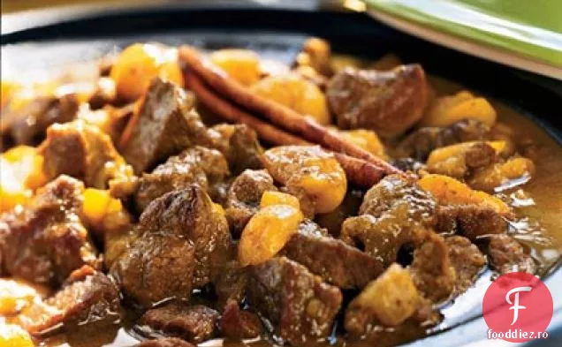 Tagine de miel și caise în sos de miere