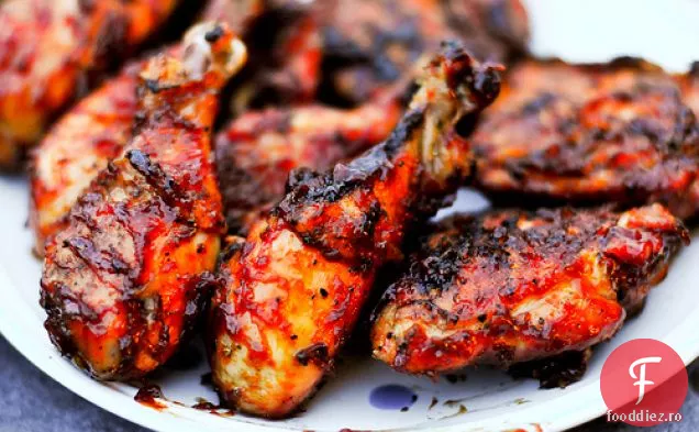 Puiul simplu de grătar glazurat cu caise al lui Candice