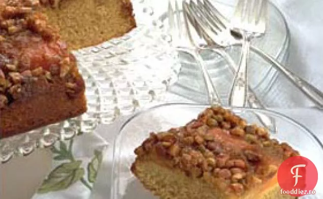 Tort cu caise Pecan cu susul în jos