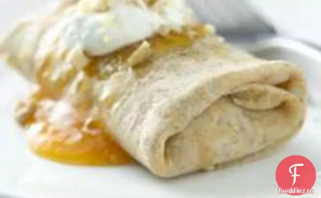 Crepe De Ricotta Și Nuc De Caise