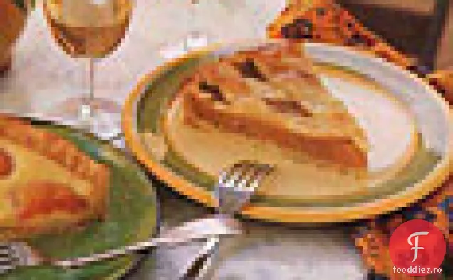 Tarta de caise cu miere si migdale