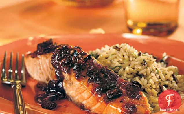 Somon Glazurat Cu Afine