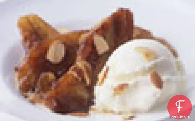 Banana caramelizata cu sos de rom