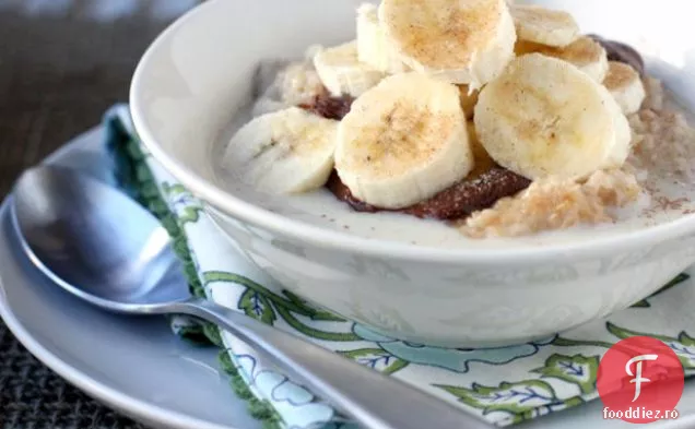 Banana Nutella Fulgi De Ovăz