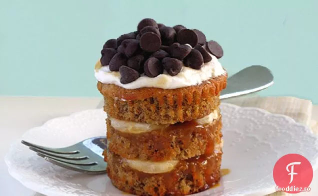 Cupcakes Cu Caramel Cu Banane