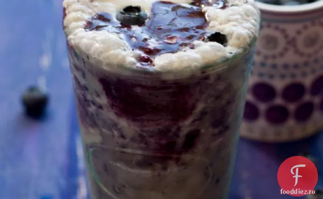 Milkshake-Uri Cremoase Cu Afine Cu Banane