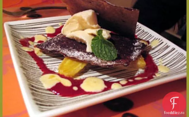Millefeuille De Ciocolată Și Banane
