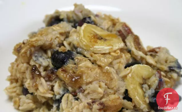 Fulgi De Ovăz Cu Banane La Cuptor