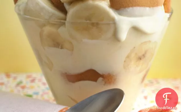 Budincă De Banane Rece Și Cremoasă