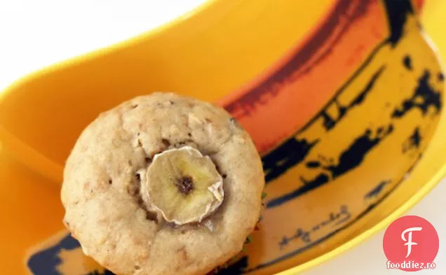 Brioșe Cu Fulgi De Ovăz Cu Banane Și Cacao