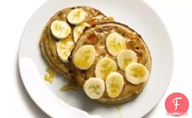 Vafe Cu Unt De Nuci Și Banane