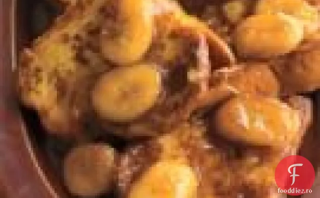Pâine Prăjită Franceză Cu Banane Caramelizate