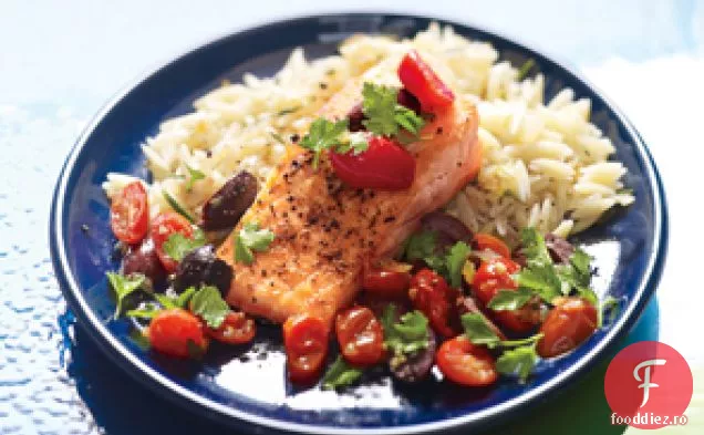 Somon Toscan Cu Rozmarin Orzo