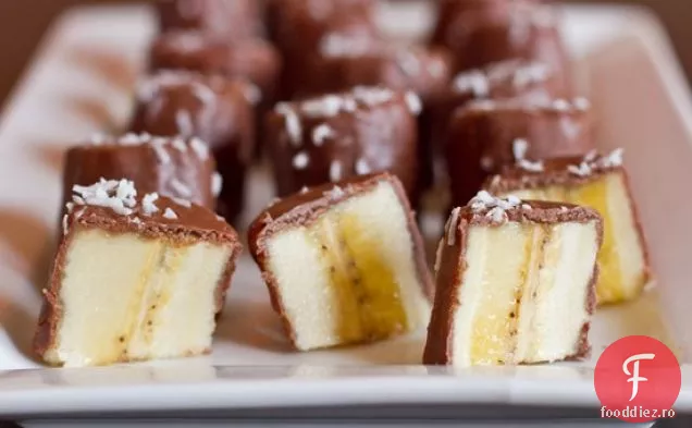 Ciocolată Nucă De Cocos Unt Banana Bites