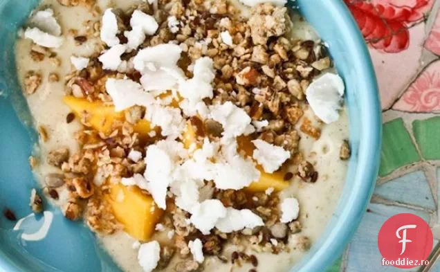 Banana Mango Aluat Băiat Smoothie