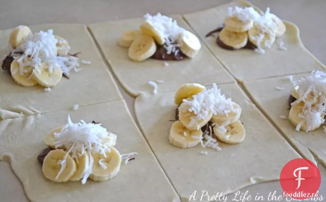 Nutella Banana Nucă De Cocos Hot Pockets