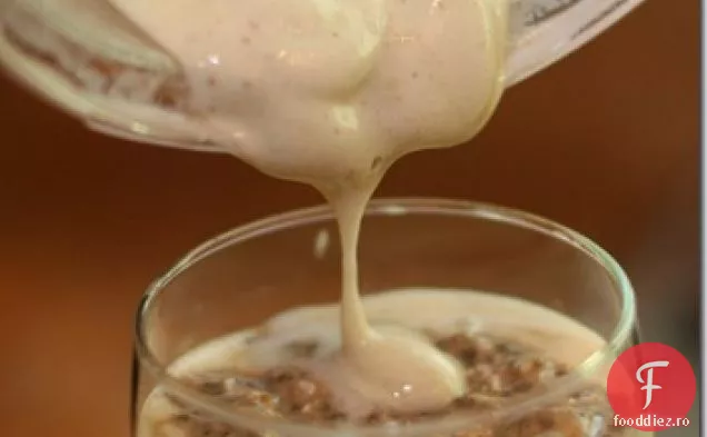 Banana Soft Servește Ovăz Vegan Peste Noapte