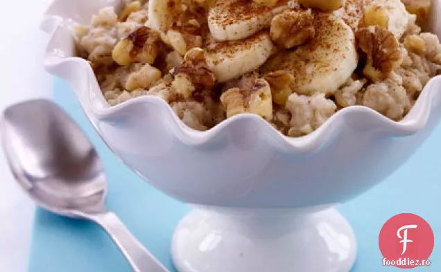 Fulgi De Ovăz Cu Nuci De Banane