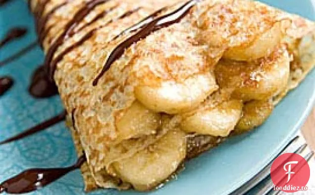 Clătite Cu Banane Caramelizate
